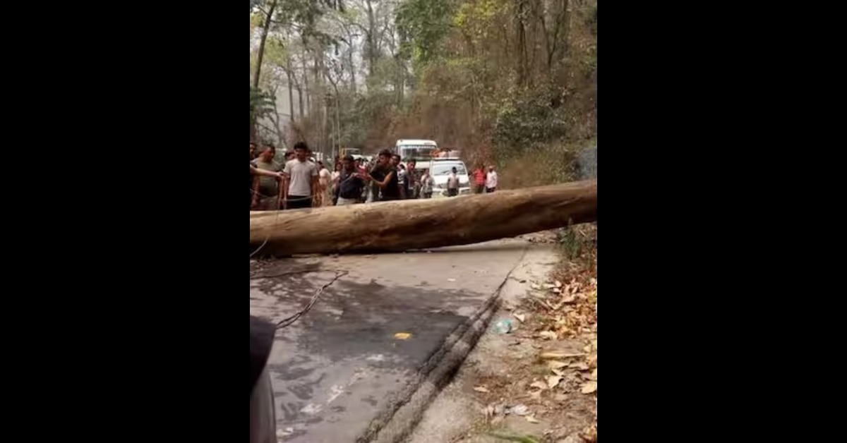 পেলিং থেকে ফেরার পথে ৮ পড়ুয়াকে নিয়ে খাদে পড়ল গাড়ি