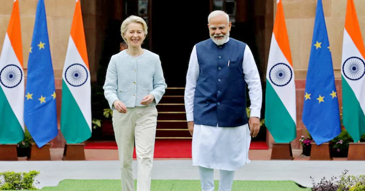 ইউরোপীয় ইউনিয়ন ও ভারত প্রায় চূড়ান্ত করতে চলেছে ‘সবচেয়ে বড় বাণিজ্য চুক্তি’—যার আর্থিক মূল্য বিশ্ব জিডিপির প্রায় এক-চতুর্থাংশ