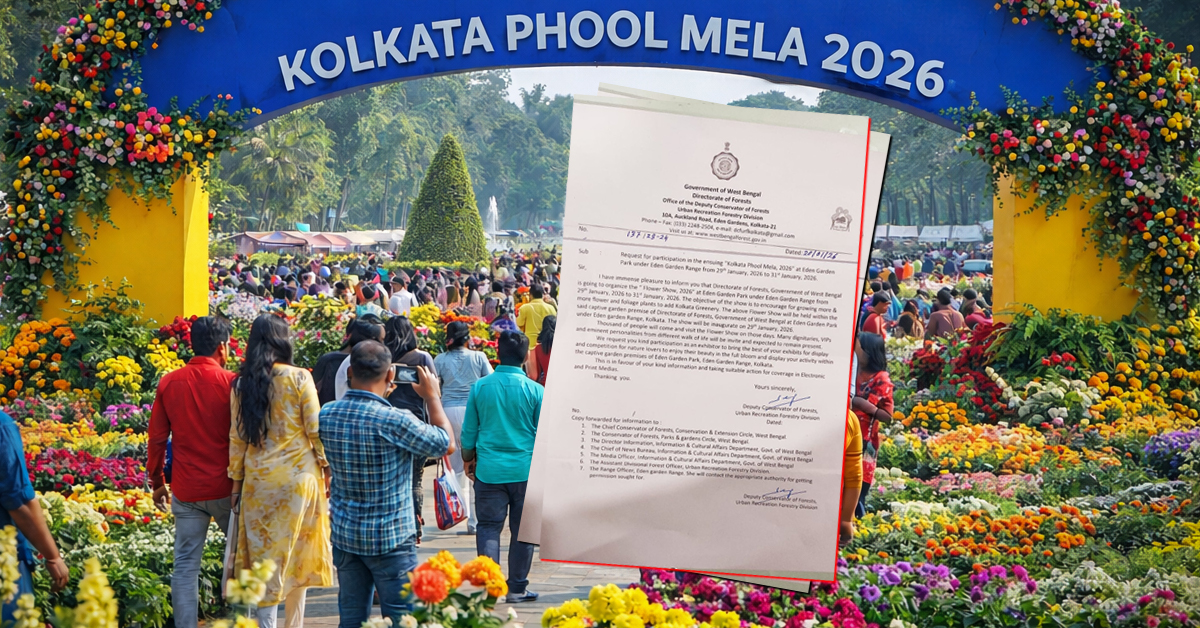 ইডেন গার্ডেনে ‘কলকাতা ফুল মেলা ২০২৬’, অংশগ্রহণের জন্য আমন্ত্রণ বন দফতরের