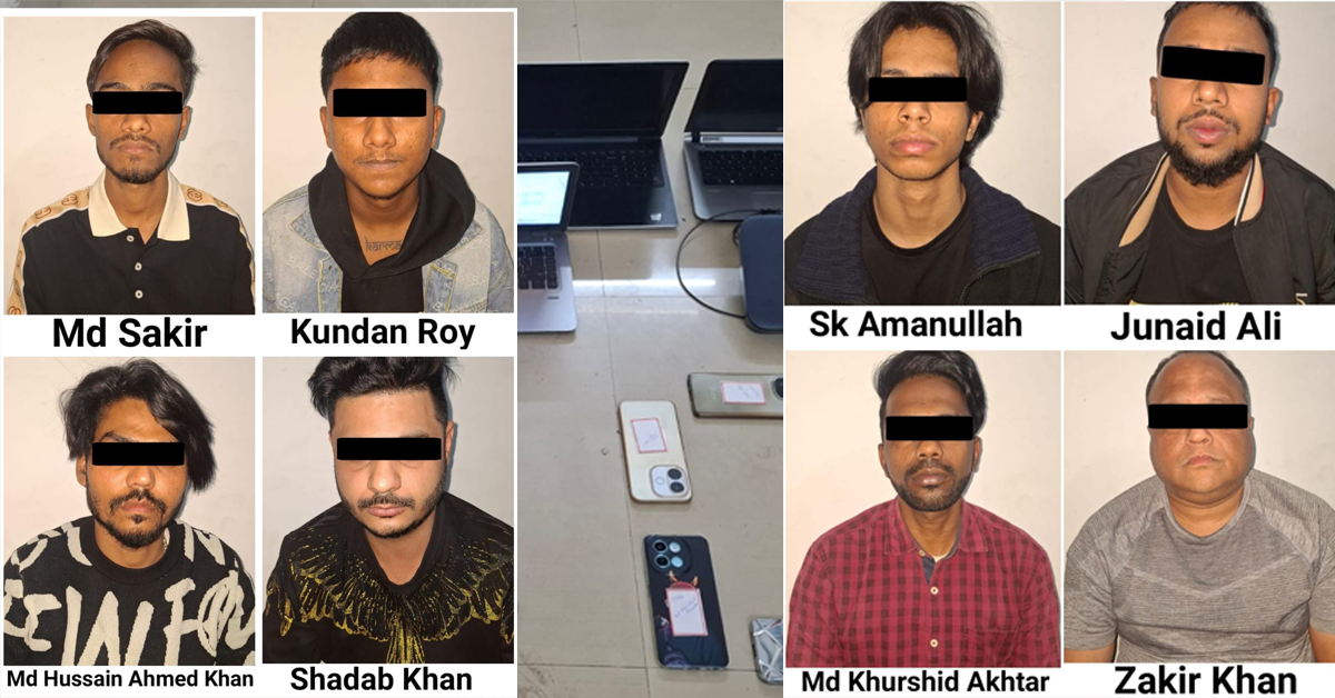 মহেশতলায় ভোরের সাইবার অভিযানে ফাঁস আন্তর্জাতিক প্রতারণা চক্র