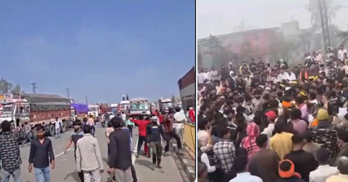 ছাতায় উত্তেজনা, ‘ফরসা ওয়ালে বাবা’ হত্যার পর দিল্লি-আগ্রা হাইওয়ে অবরোধ