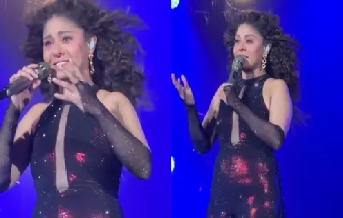 কনসার্টের মঞ্চে গাইতে গিয়েই কেঁদে ফেললেন সুনিধি, ক্ষমা চাইলেন ভক্তদের কাছে